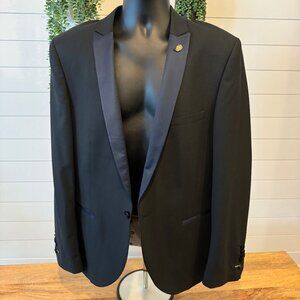 MENS NOOSE & MONKEY Black Mens Blazer